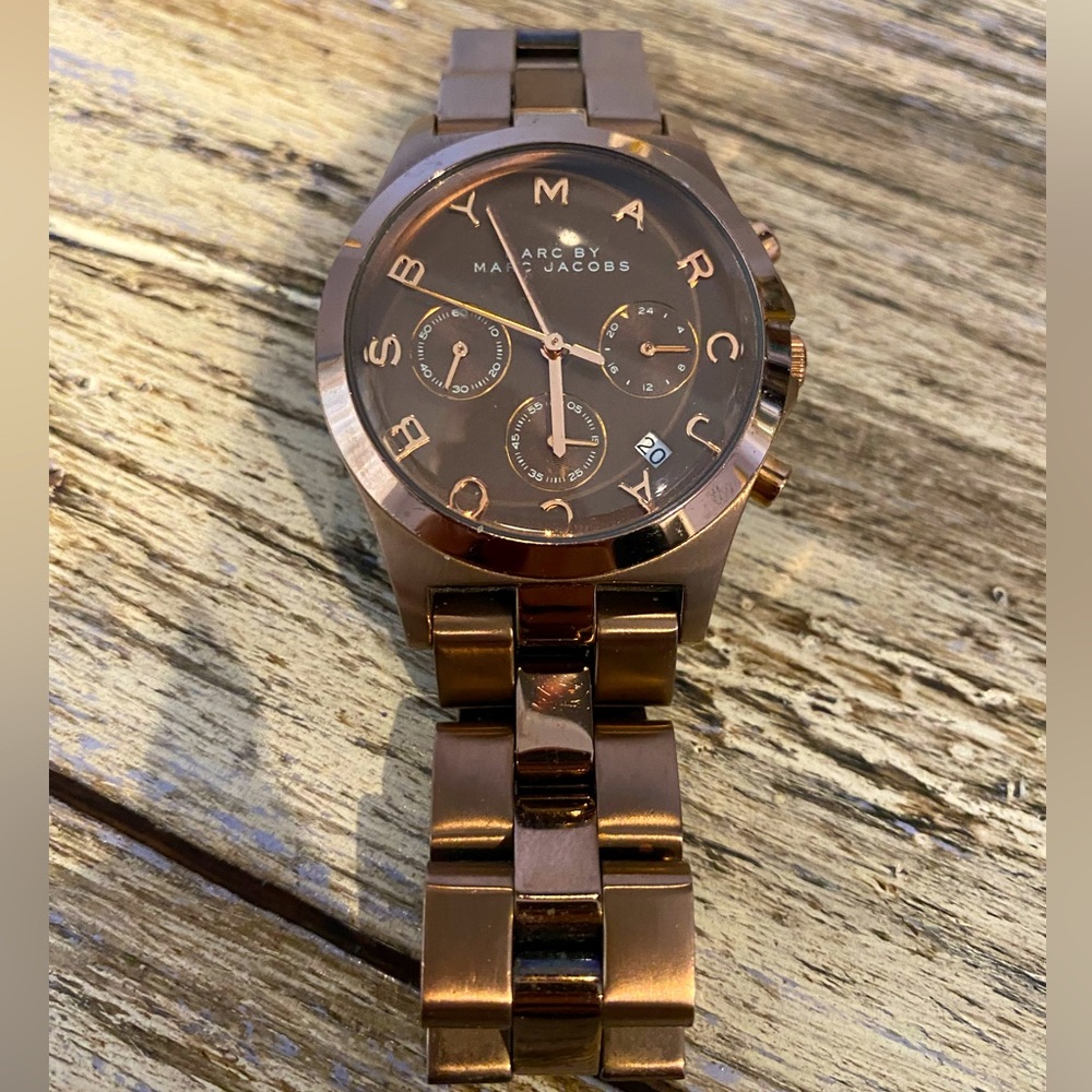 Marc by Marc Jacobs rose gold watch